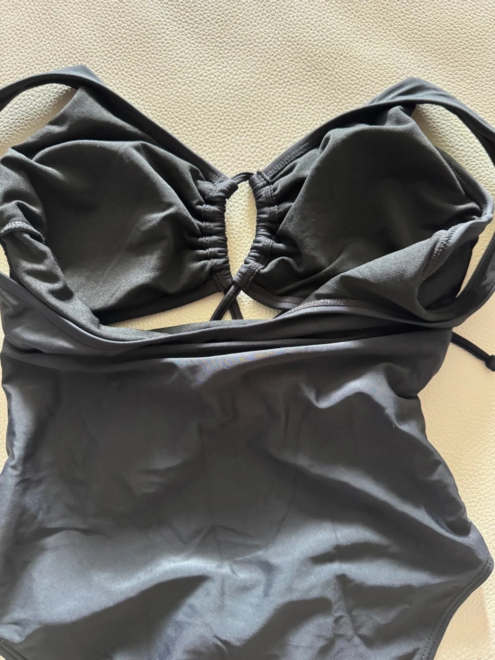 Women’s Black Cutout One-Piece Swimsuit - size S - NWT